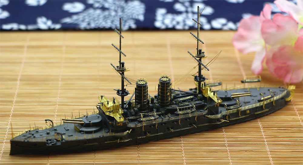 日本海軍 戦艦 三笠 スーパーディテール (ハセガワ用) エッチング (シップ ヤード ワークス 1/700 ディテールアップパーツ No.700001) 商品画像_1