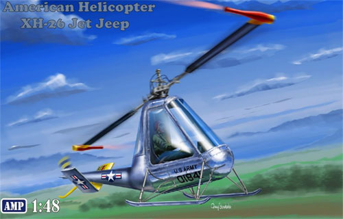 アメリカンヘリコプター XH-26 ジェットジープ プラモデル (AMP 1/48 プラスチックモデル No.48007) 商品画像