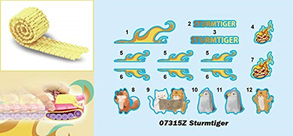 ストームタイガー プラモデル (童友社 カラフルキュートタンク No.003) 商品画像_2