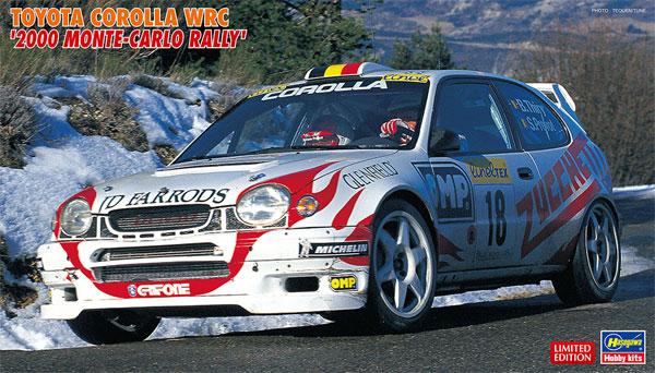 トヨタ カローラ WRC 2000 モンテカルロラリー プラモデル (ハセガワ 1/24 自動車 限定生産 No.20396) 商品画像