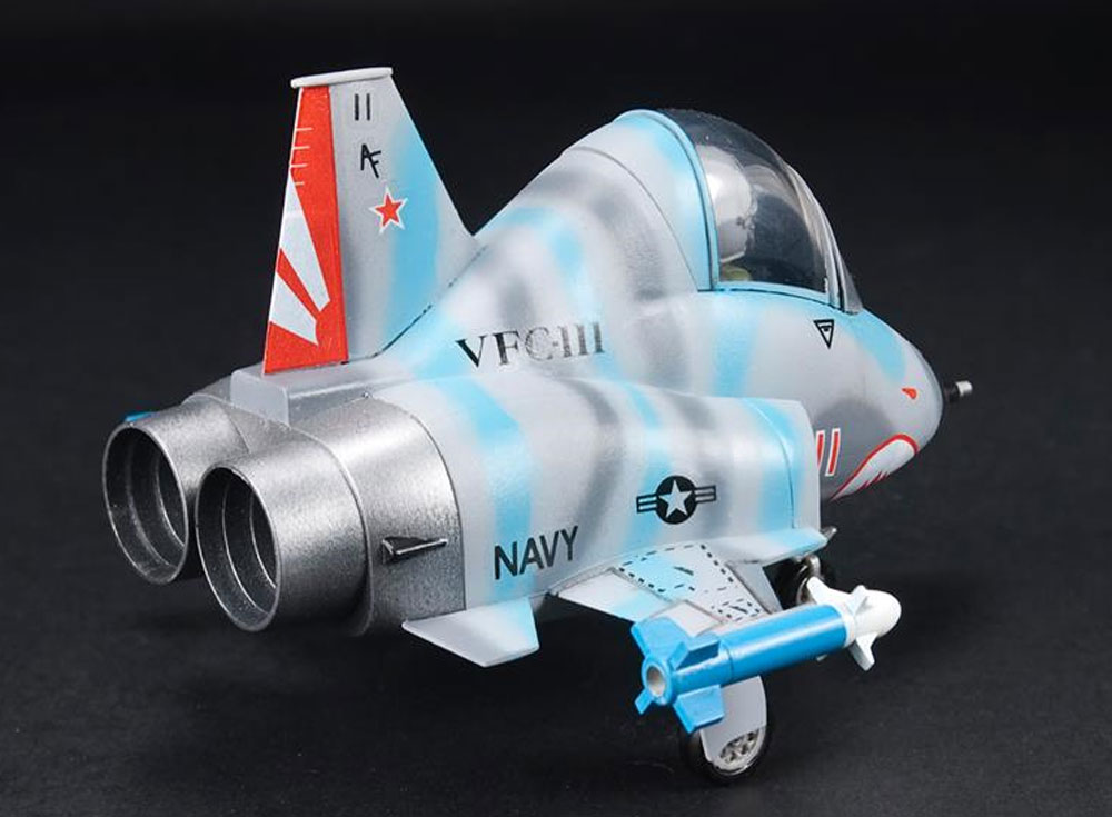 F-5E/N タイガー 2 VFC-111 サンダウナーズ プラモデル (AFV CLUB ディフォルメ飛行機 Qシリーズ No.AFQ003) 商品画像_3