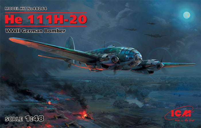 ハインケル He111H-20 爆撃機 プラモデル (ICM 1/48 エアクラフト プラモデル No.48264) 商品画像