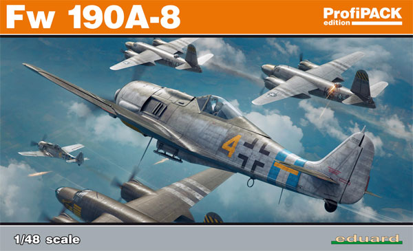 フォッケウルフ Fw190A-8 プラモデル (エデュアルド 1/48 プロフィパック No.82147) 商品画像