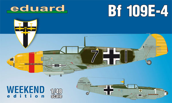 メッサーシュミット Bf109E-4 プラモデル (エデュアルド 1/48 ウィークエンド エディション No.84153) 商品画像