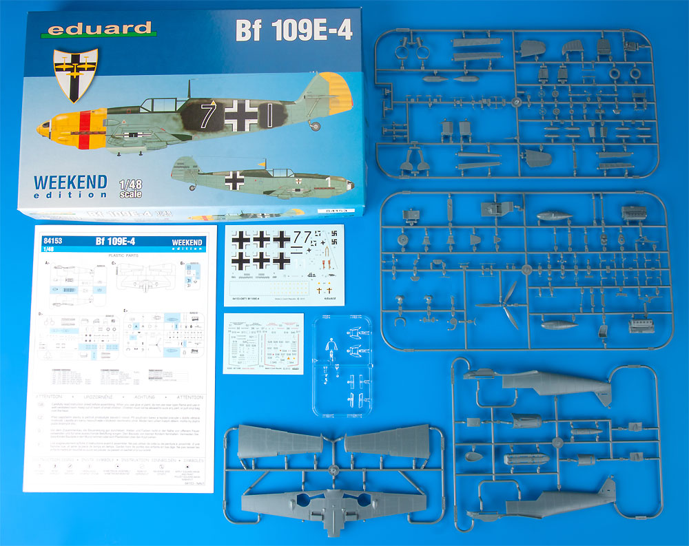 メッサーシュミット Bf109E-4 プラモデル (エデュアルド 1/48 ウィークエンド エディション No.84153) 商品画像_1