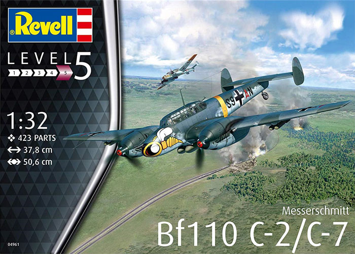 メッサーシュミット Bf110C-2/C-7 プラモデル (レベル 1/32 Aircraft No.04961) 商品画像