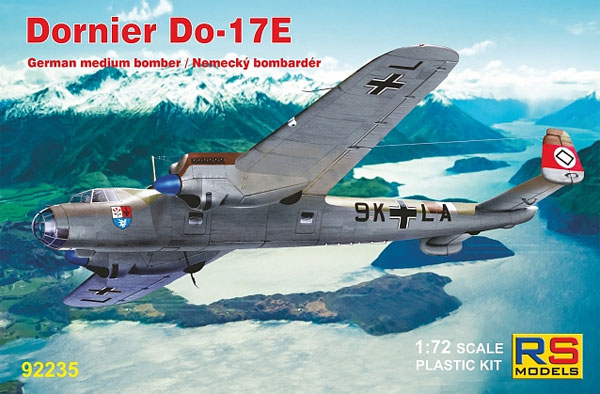 ドルニエ Do17E プラモデル (RSモデル 1/72 エアクラフト プラモデル No.92235) 商品画像