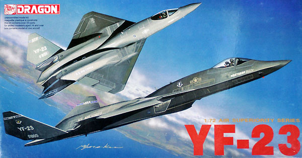 YF-23 プラモデル (ドラゴン 1/72 Air Superiority Series No.2507) 商品画像