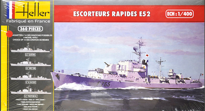 フランス E-52型 高速護衛艦 ル・ノルマン プラモデル (エレール 1/400 艦船モデル No.81094) 商品画像