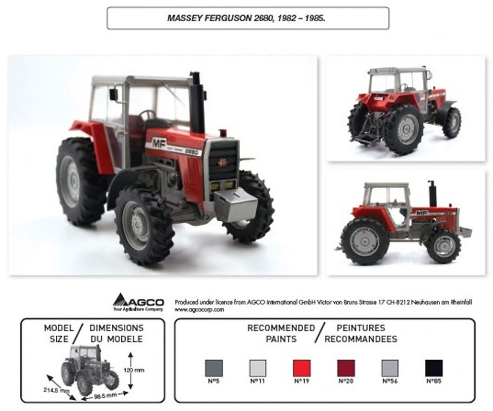 マッセイ ファーガソン 2680 プラモデル (エレール 1/24 カーモデル No.81402) 商品画像_1