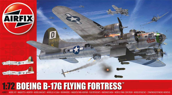 ボーイング B-17G フライングフォートレス プラモデル (エアフィックス 1/72 ミリタリーエアクラフト No.A08017) 商品画像