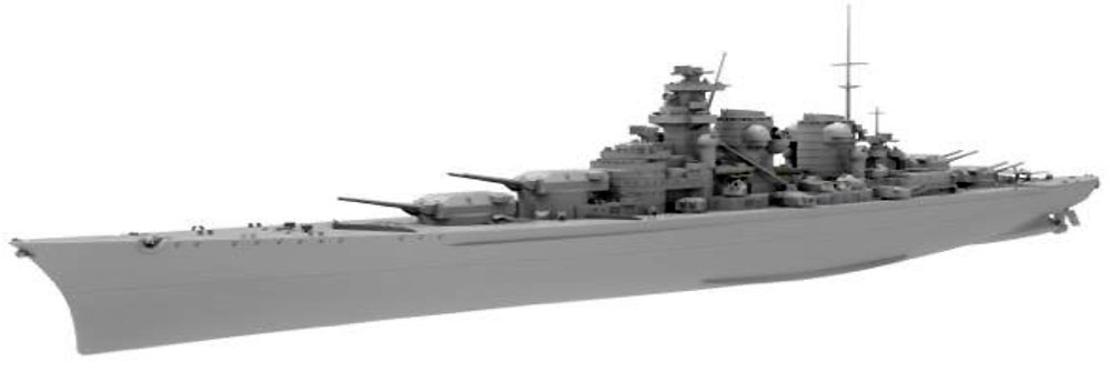 ドイツ海軍 H級戦艦 フッテン プラモデル (ベリーファイア 1/700 艦船 No.VFM700903) 商品画像_2