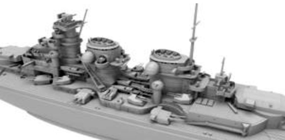 ドイツ海軍 H級戦艦 フッテン プラモデル (ベリーファイア 1/700 艦船 No.VFM700903) 商品画像_3