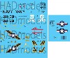 アメリカ海軍 F-14A トムキャット VF-84 ジョリーロジャーズ #201 ハイビジ デカール