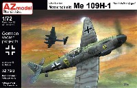 AZ model 1/72 エアクラフト プラモデル メッサーシュミット Me109H-1 夜間高々度戦闘機