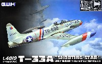 グレートウォールホビー 1/48 ミリタリーエアクラフト プラモデル T-33A シューティングスター 初期型 エッチングパーツ付き