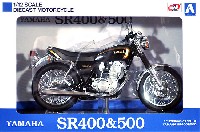 アオシマ 1/12 完成品バイクシリーズ ヤマハ SR400 ブラックゴールド