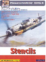 H Model 1/48 デカール メッサーシュミット Bf109G-K ステンシル