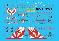 アメリカ海軍 F-14A トムキャット VF-111 サンダウナーズ ミス モーリー デカール