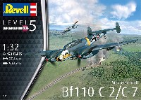 レベル 1/32 Aircraft メッサーシュミット Bf110C-2/C-7