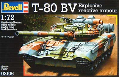 T-80BV Explosive reactive armour プラモデル (Revell 1/72　ミリタリー No.03106) 商品画像