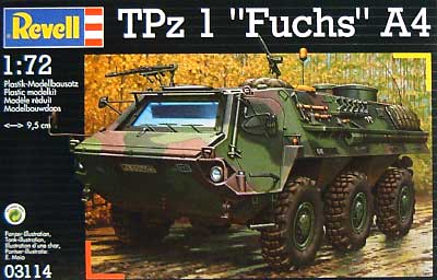 TPｚ フックス (TPｚ 1 Fuchs A4） プラモデル (Revell 1/72　ミリタリー No.旧03114) 商品画像