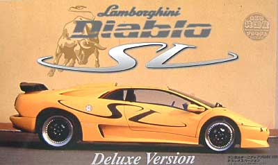 ランボルギーニ ディアブロ SV 1996 デラックスバージョン プラモデル (フジミ 1/24 リアルスポーツカー シリーズ （SPOT） No.12185) 商品画像