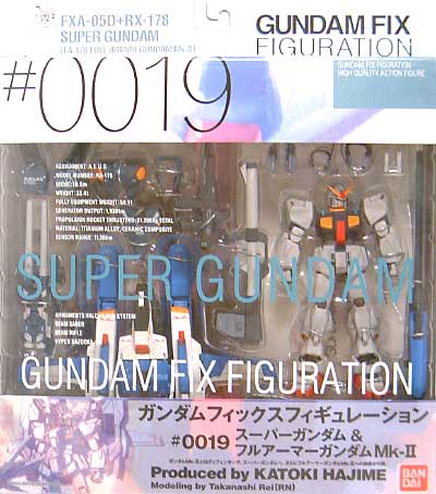 FXA-05D+RX178 スーパーガンダム [FA-178 フルアーマーガンダムMk-II] フィギュア (バンダイ Gundam Fix Figuration （ガンダムフィックスフィギュレーション） No.0019) 商品画像