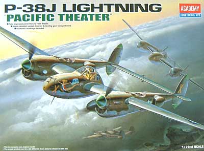 P-38J ライトニング PACIFIC THEATER プラモデル (アカデミー 1/72 Aircrafts No.2209) 商品画像