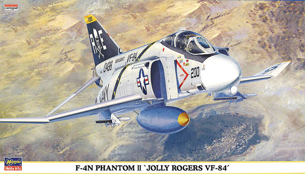 F-4N ファントム 2 ジョリーロジャース VF-84 プラモデル (ハセガワ 1/72 飛行機 限定生産 No.00367) 商品画像