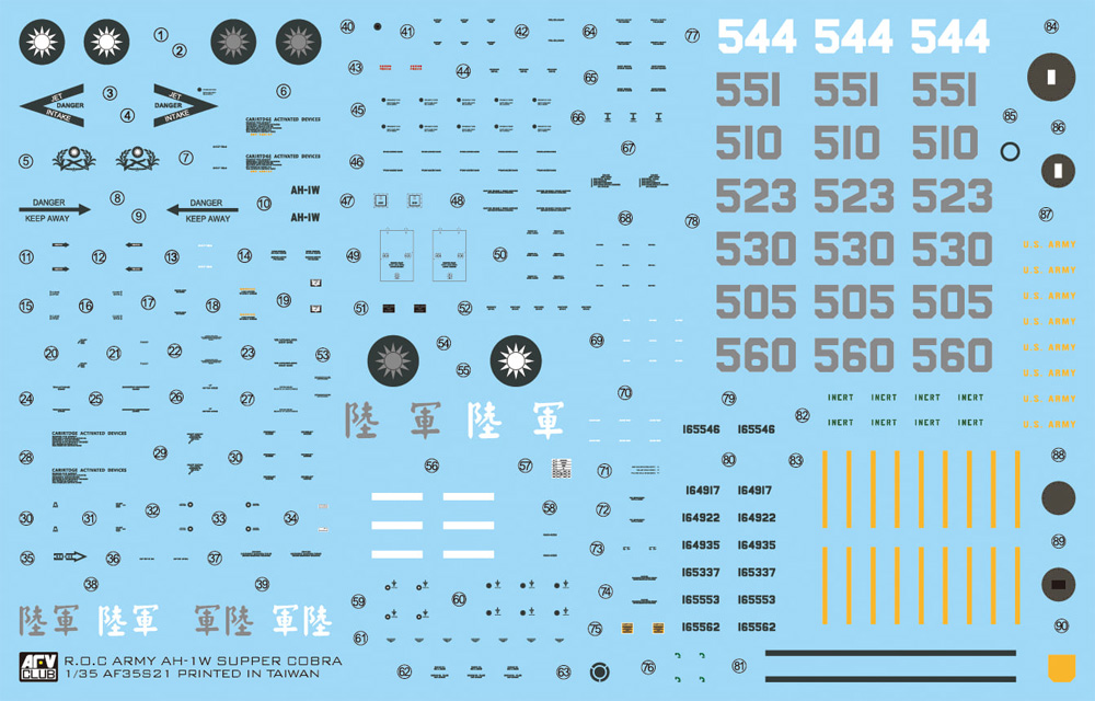 中華民国陸軍 AH-1W スーパーコブラ NTS アップグレード プラモデル (AFV CLUB 1/35 AFV シリーズ No.AF35S21) 商品画像_1