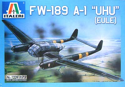 フォッケウルフ Fw189 A1 ウーフー プラモデル (イタレリ 1/72 航空機シリーズ No.1239) 商品画像