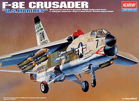 F-8E クルセイダー U.S.MARINES プラモデル (アカデミー 1/72 Scale Aircrafts No.1615) 商品画像