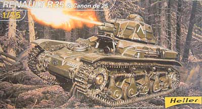 ルノー R35戦車 & 25mm対戦車砲 プラモデル (エレール 1/35 ミリタリー No.81133) 商品画像