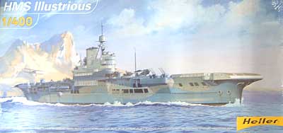 HMS 空母イラストリアス プラモデル (エレール 1/400 艦船モデル No.81089) 商品画像