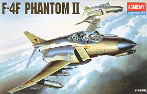 F-4F ファントム ＩＩ プラモデル (アカデミー 1/144 Scale Aircrafts No.12611) 商品画像