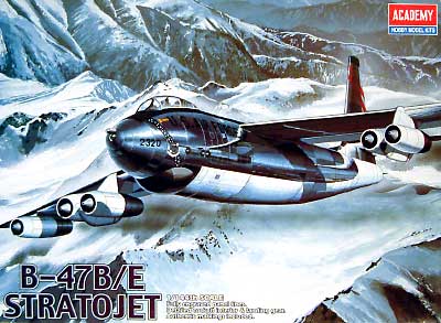 Ｂ-47B/E ストラトジェット プラモデル (アカデミー 1/144 Scale Aircrafts No.4443) 商品画像