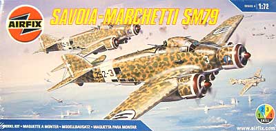 サボイア マルケッティ SM.79 プラモデル (エアフィックス 1/72 ミリタリーエアクラフト No.04007) 商品画像