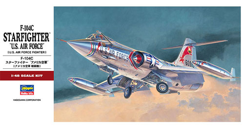 F-104C スターファイター アメリカ空軍 プラモデル (ハセガワ 1/48 飛行機 PTシリーズ No.PT019) 商品画像