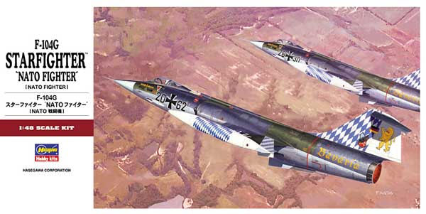 F-104G スターファイター NATO ファイター プラモデル (ハセガワ 1/48 飛行機 PTシリーズ No.PT020) 商品画像