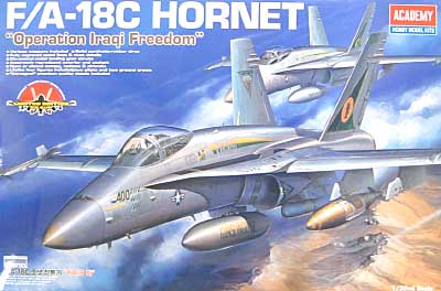 F/A-18C ホーネット Operation Iraqi Freedom プラモデル (アカデミー 1/32 Scale Aircraft No.12102) 商品画像