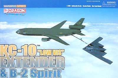 KC-10 エクステンダー リザード & B2 スピリット オーバーロールグレイ」 完成品 (ドラゴン 1/400 ウォーバーズシリーズ No.55665) 商品画像