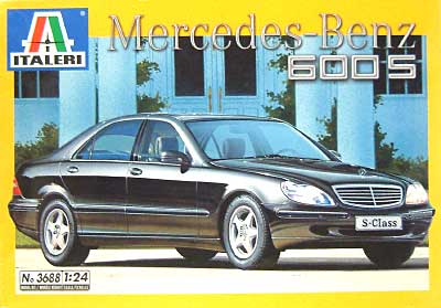 メルセデス ベンツ S600S プラモデル (イタレリ 1/24 カーモデル No.3688) 商品画像