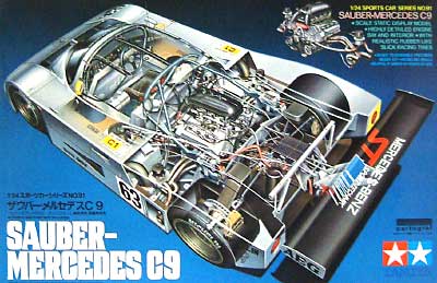 サウバー メルセデス C9 プラモデル (タミヤ 1/24 スポーツカーシリーズ No.091) 商品画像
