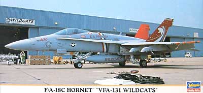 F/A-18C ホーネット VFA-131 ワイルドキャッツ プラモデル (ハセガワ 1/72 飛行機 限定生産 No.00708) 商品画像