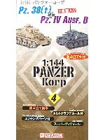 ドラゴン 1/144 パンツァーコープ 38t戦車 & IV号戦車D型