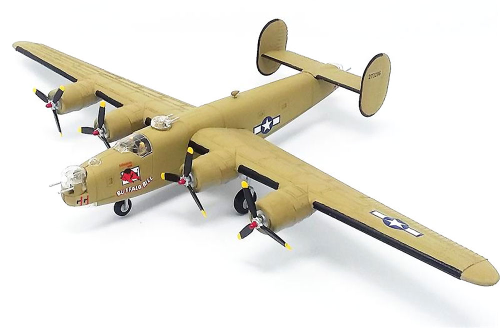 B-24J リベレーター バッファロービル プラモデル (アトランティス プラスチックモデルキット No.H218) 商品画像_4