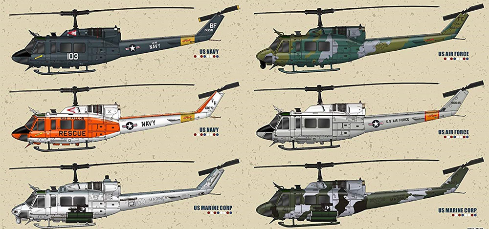 UH-1N ツインヒューイ プラモデル (キティホーク 1/48 ミリタリーエアクラフト プラモデル No.KH80158) 商品画像_2