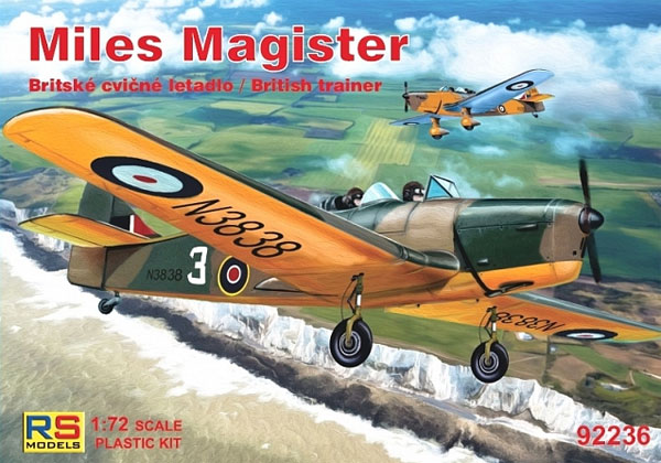 マイルズ マジスター イギリス 練習機 プラモデル (RSモデル 1/72 エアクラフト プラモデル No.92236) 商品画像