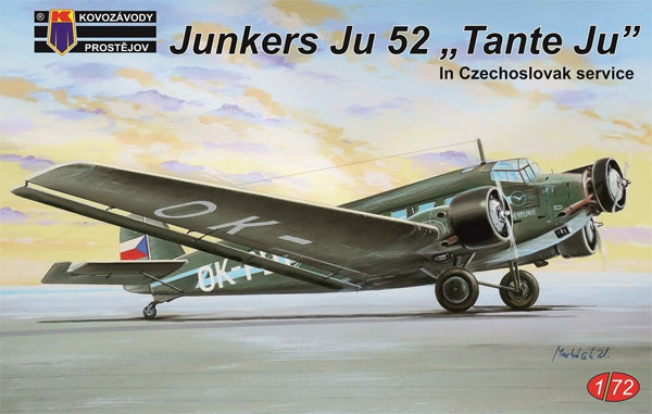 ユンカース Ju52 タンテ・ユー チェコスロバキア プラモデル (KPモデル 1/72 エアクラフト プラモデル No.KPM0127) 商品画像